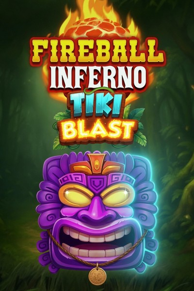 Obal slotu Fireball Inferno Tiki Blast v lobby Cleobetra Casino